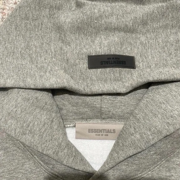 Fear of God Essentials Heather Gray Hoodie - Picture 7 of 9